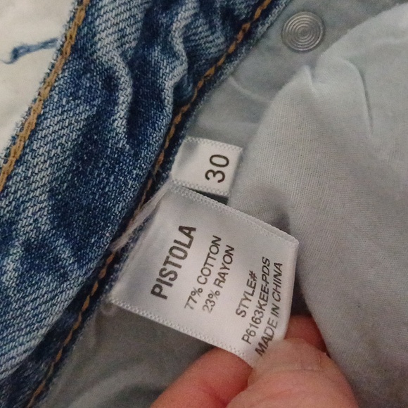 PISTOLA Stevie highrise flare destroyed jeans 30 - Picture 12 of 16